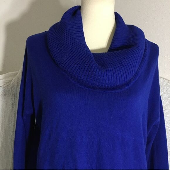 Michael Kors Royal Blue Fringed Sweater XS - Picture 5 of 10